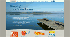 Desktop Screenshot of camping-oberuckersee.de